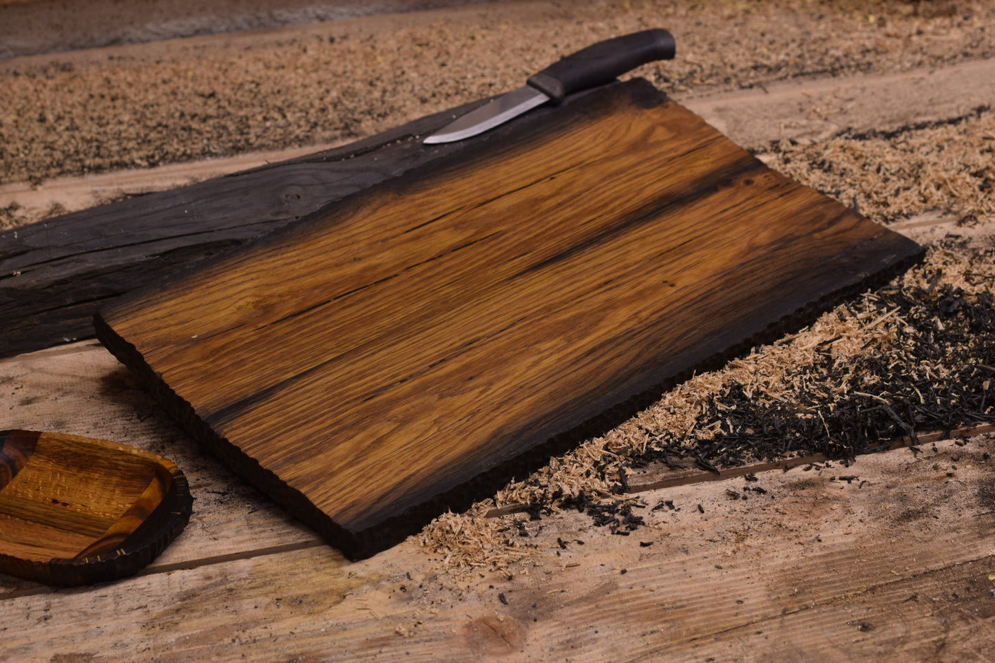 Handmade Bog Oak Cutting Board