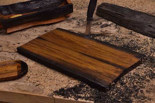 Handmade Bog Oak Cutting Board